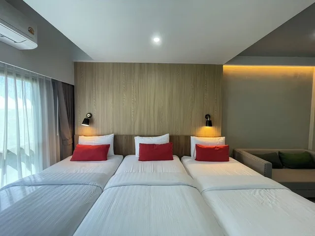 غرفة ثلاثية بثلاثة أسرّة، Bangkok Mystay Hotel Rangsit 5/10