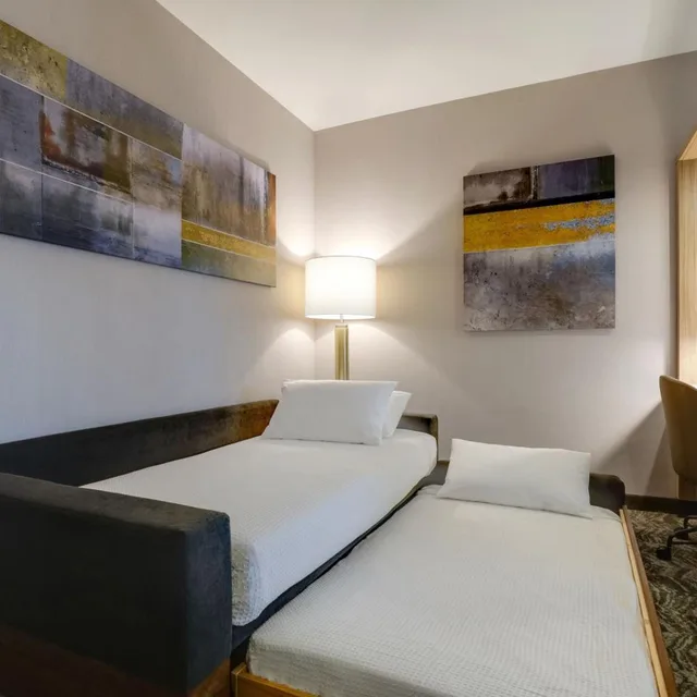 Room, King Bed, Trundle Bed, Sofa, Bathtub, Accessible, SpringHill Suites by Marriott Cheraw 3/7