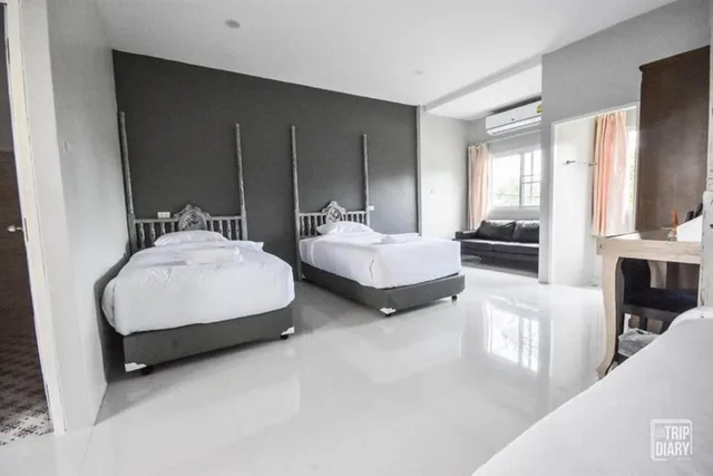 غرفة ديلوكس ثلاثية بثلاثة أسرّة، Phuket Nonnita Boutique Resort 4/7