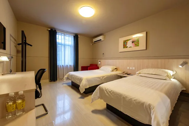 غرفة ديلوكس بسريرين منفصلين، Jinjiang Inn Shanghai Expo Park Pusan Road 1/1