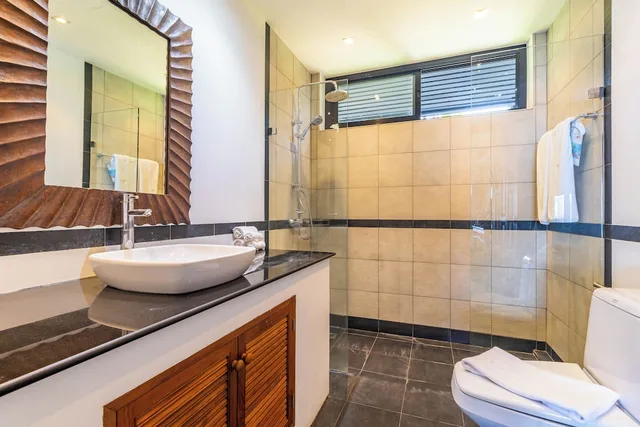 شقة بسرير كوين بإطلالة على البحر بغرفة نوم واحدة، Kamala Beach Estate 5/7