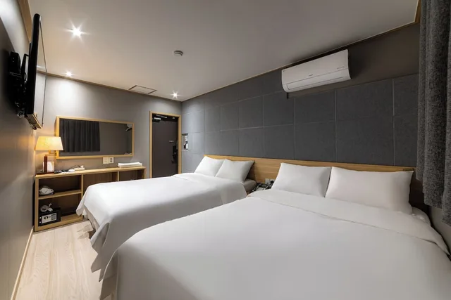 غرفة عائلية بسريرين مزدوجين، Hotel Stay Inn Seoul Station 1/10