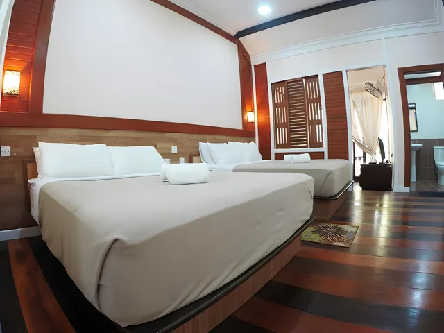 Room, 2 Double Beds, Anjung Pantai Seberang 2/2