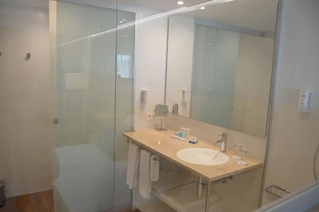 غرفة بسريرين منفصلين بإطلالة على المسبح بشرفة، HOTEL 55 SANTO TOMAS 6/10