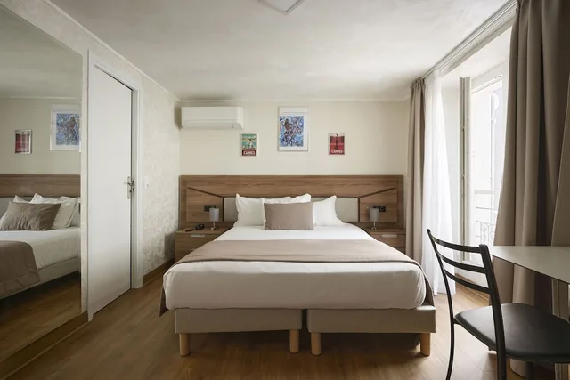 غرفة ثلاثية بسرير مزدوج وسرير فردي، Hotel Des Congres Et Festivals 5/10