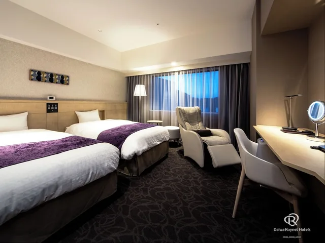 Relax, Twin Beds, Main Building، DAIWA ROYNET HOTEL MATSUYAMA 1/7