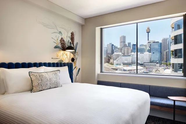 غرفة بسرير كوين بإطلالة على المدينة، Aiden by Best Western Darling Harbour 2/4