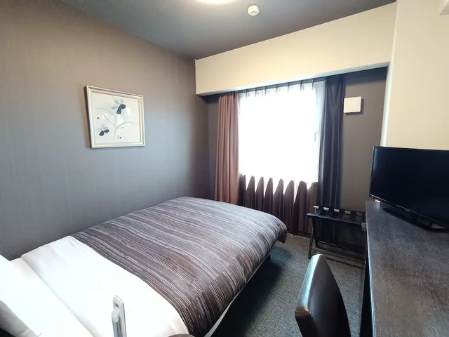 غرفة كومفورت مفردة بسرير مزدوج في المبنى الرئيسي للمدخنين، Hotel Route-Inn Iwakiizumi Ekimae 5/9