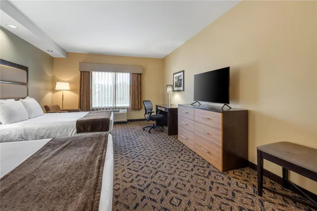 غرفة ركنية بسريرين كوين، Best Western Plus College Park Hotel 2/3