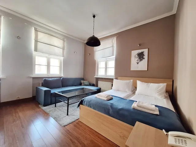 شقة ديلوكس بسرير مزدوج بغرفة نوم واحدة مع أريكة، Hotel Pollera 3/10