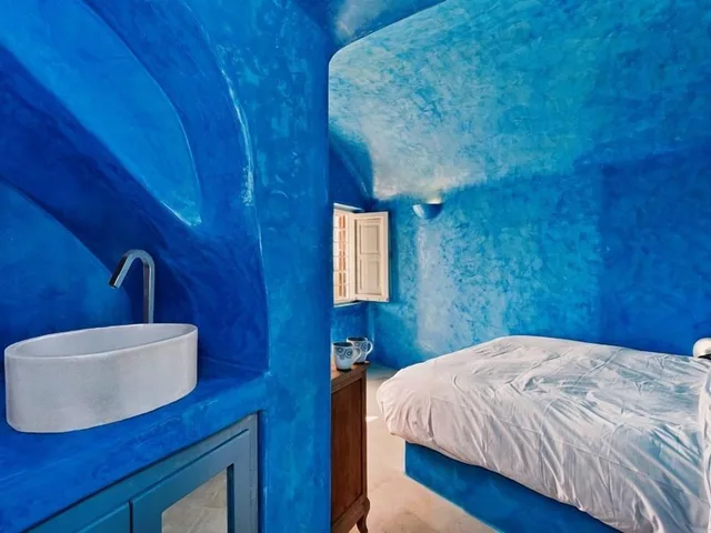 Petite, Superior, Studio, House, King Bed, Sea View, Private Bathroom، Anemi House & Villas 4/4