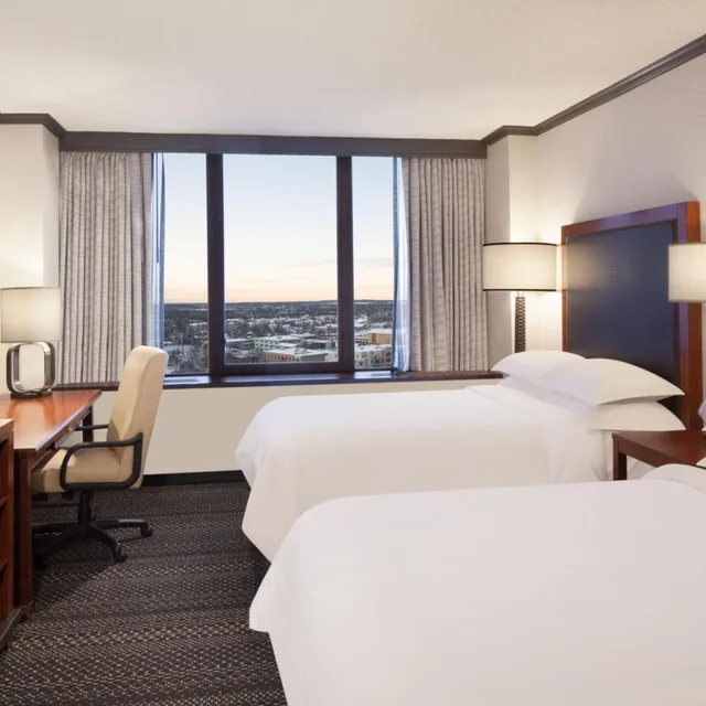 Guest Room, Deluxe, 2 Double Beds, Mountain or Bay View, High Floor, Sheraton Anchorage Hotel 5/9