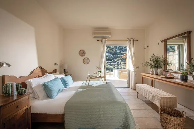 فيلا بأربعة أسرّة بغرفتي نوم بإطلالة جزئية على البحر بمسبح خاص، Istron Villas 6/8