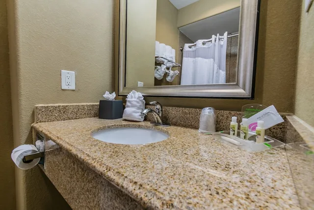 غرفة قياسية بسرير كينج مع أريكة، Holiday Inn Houston Webster 3/4