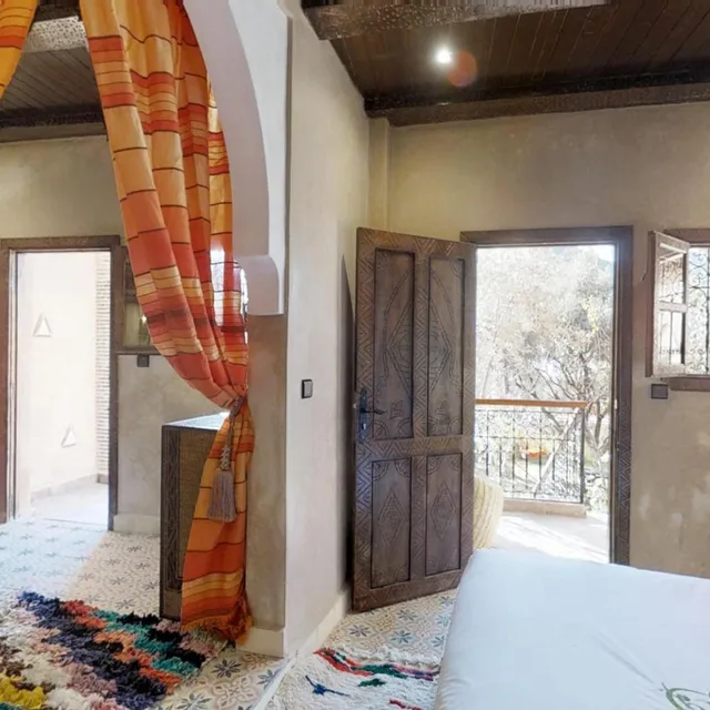 غرفة عائلية بشرفة، DAR IKALIMO OURIKA 10/10