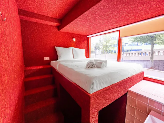 غرفة بسرير مزدوج بحمام مشترك، Hotel Not Hotel Rotterdam 2/5