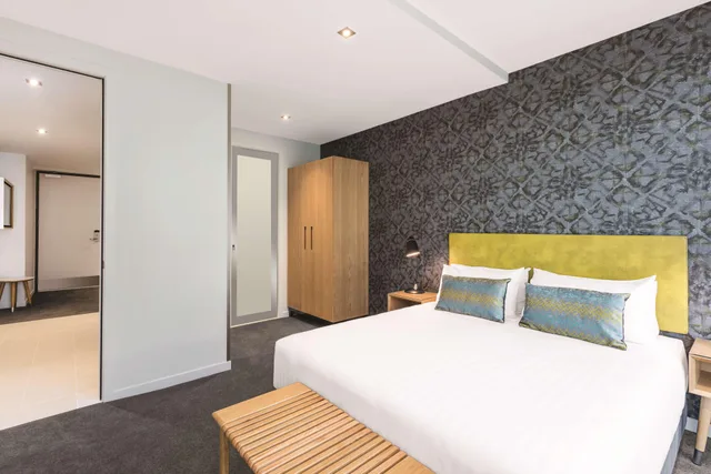شقة بسرير كينج بغرفة نوم واحدة مع أريكة، Adina Apartment Hotel Auckland, Britomart 3/5