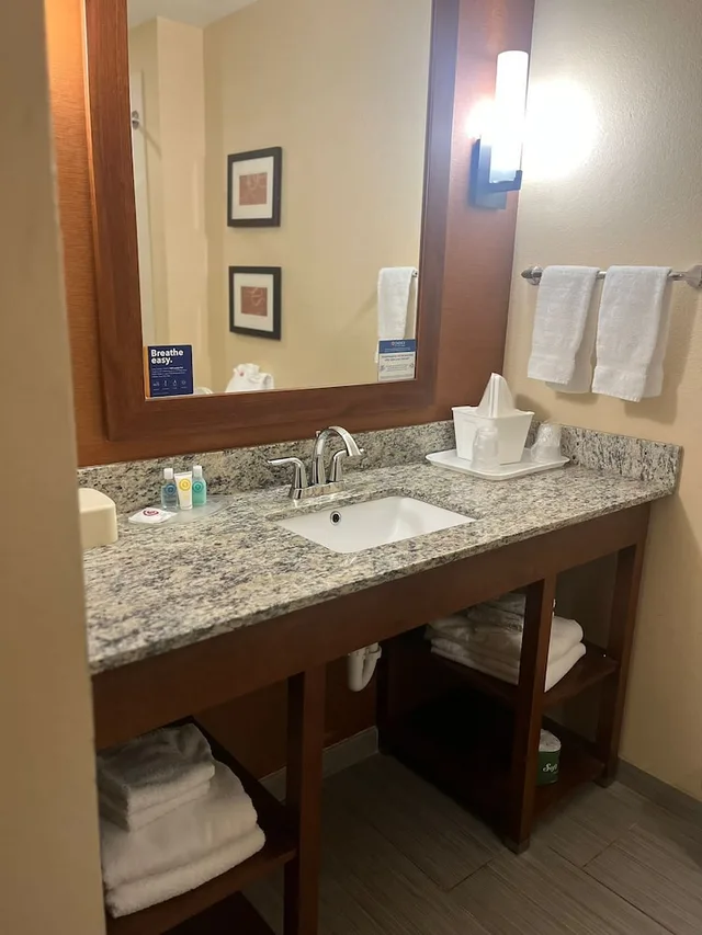 جناح بسرير كينج وسريرين مزدوجين مع أريكة لذوي الإعاقة، Comfort Suites Cotulla Near I-35 4/4