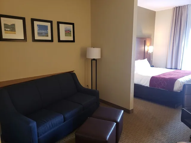جناح بسرير كينج مع أريكة، Comfort Suites South Point Huntington 6/8