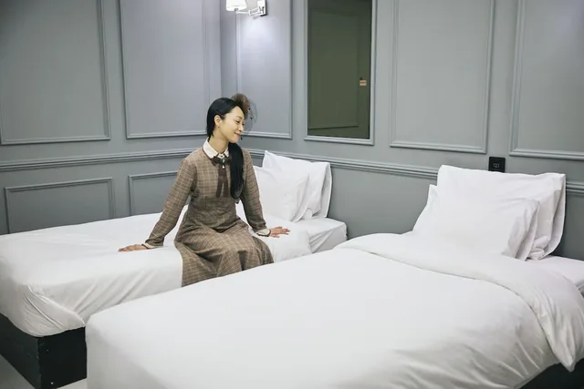 غرفة بسريرين منفصلين، Hotel Cullinan Wangsimni 9/10