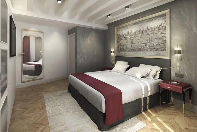 غرفة بسرير مزدوج، Aurea Casa Palacio Sagasta 2/7