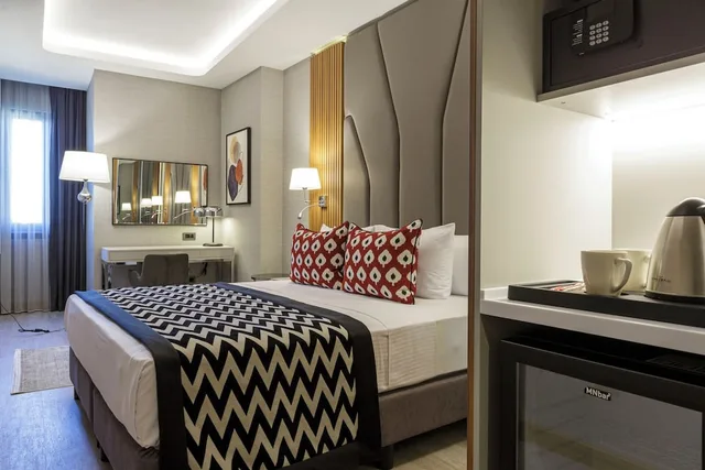 غرفة قياسية بسريرين منفصلين، Ramada Encore by Wyndham Istanbul Sisli 6/8