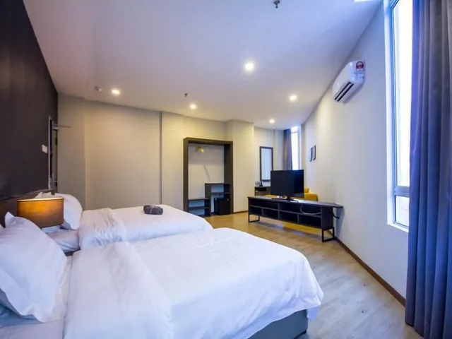 جناح عائلي بسرير مزدوج وسرير فردي، OMG Hotel 1/2