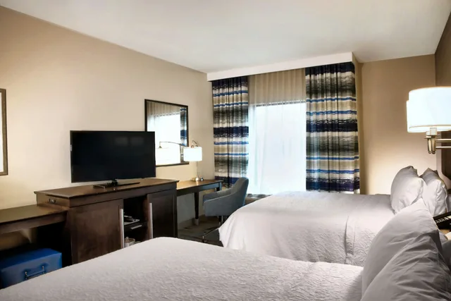 غرفة بسريرين كوين لذوي الإعاقة، Hampton Inn Suites By Hilton Baltimore Aberdeen Md 3/4