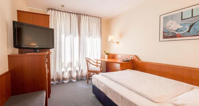 غرفة قياسية مفردة، Hotel Markgraf Leipzig 1/2