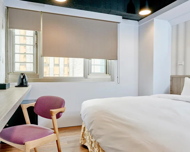 غرفة قياسية بسرير مزدوج، Bon Hotel Taipei 3/3