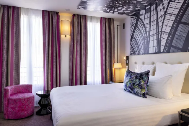جناح متصل عائلي بسرير كوين وسريرين فرديين بغرفتي نوم، Hotel Gustave 2/8