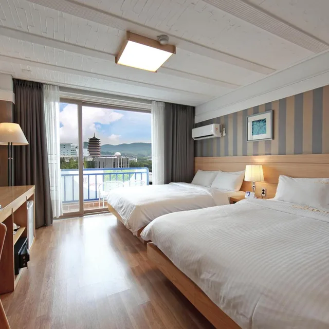 غرفة عائلية بسريرين منفصلين، Benikea Swiss Rosen Hotel 4/10