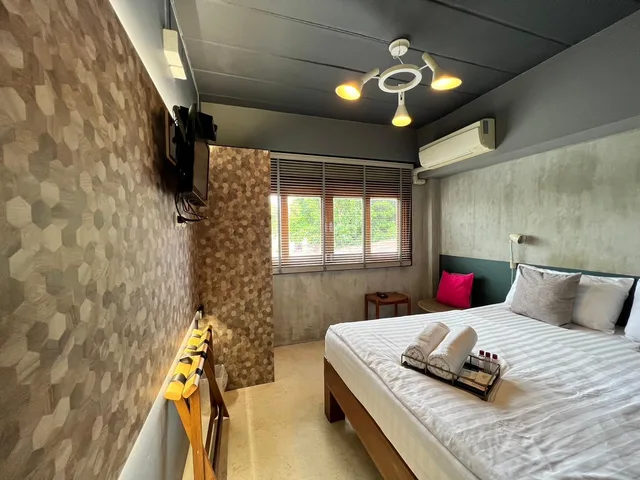غرفة قياسية بسرير مزدوج بإطلالة على الحديقة، Chic Chiangkhan Hotel 1/1