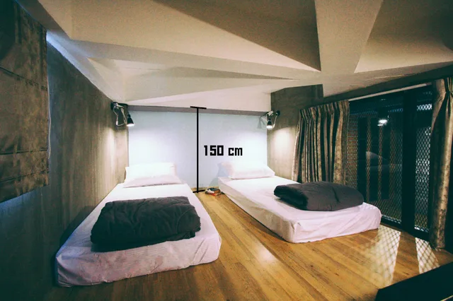 Private, Shared Bathroom, Attic, Atlas Bangkok Hotel 2/2