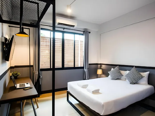 غرفة قياسية بسرير كوين، B Y Hotel Kanchanaburi 1/2