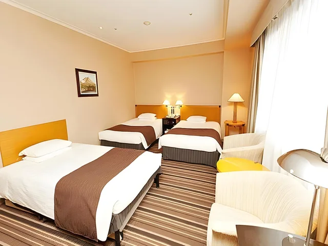 Room, Triple, Twin Beds, Smoking, Sapporo Excel Hotel Tokyu 1/1