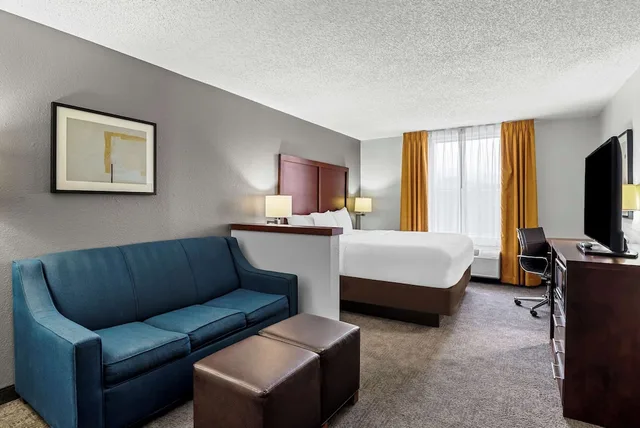 غرفة قياسية بسرير كينج مع أريكة، Comfort Inn Staunton 7/9