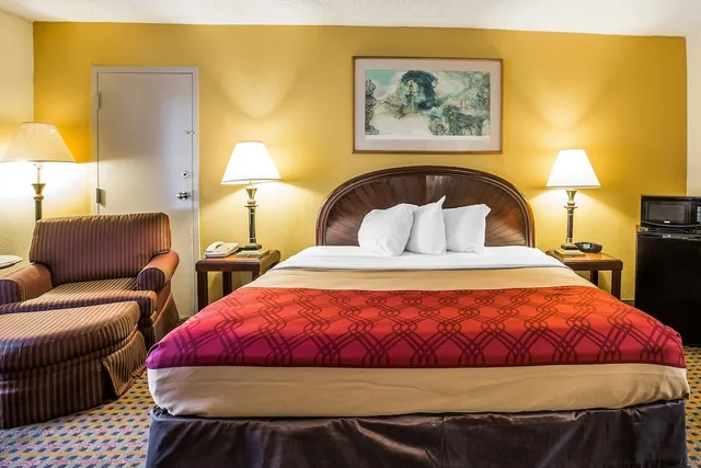 غرفة بسرير كينج للمدخنين لذوي الإعاقة، Rodeway Inn & Suites Carrollton, GA 2/2