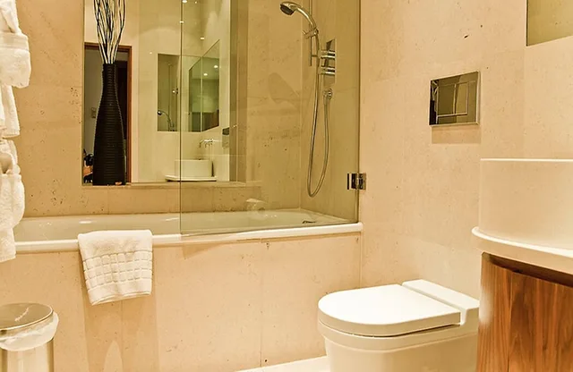 شقة بسرير مزدوج بغرفة نوم واحدة مع أريكة، Presidential Apartments - Kensington 5/7