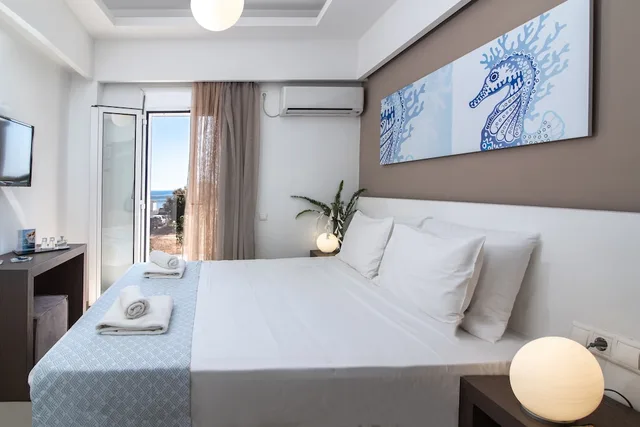 شقة استوديو بإطلالة على البحر بشرفة، Coral Apartments 4/10