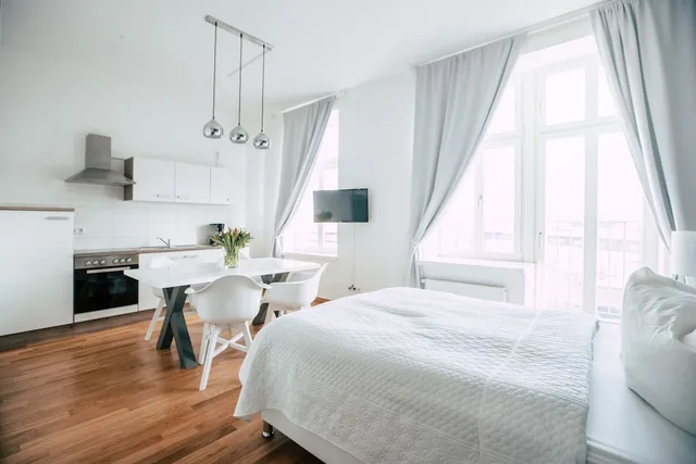 2 Rooms, Superior, Apartment, 1 Single and 2 Double Beds, Kitchen، Stadthaus By Hentschels Apartments 2/10