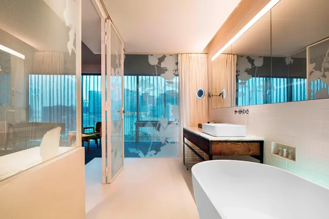غرفة ديلوكس بسريرين مزدوجين بإطلالة على المدينة، Le Meridien Zhengzhou 6/9