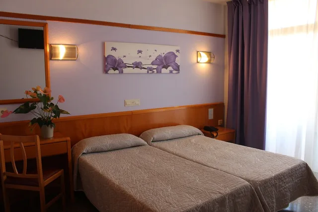 غرفة قياسية بسرير مزدوج أو سريرين منفصلين بشرفة، Hotel Esplendid 1/2
