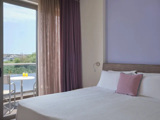 1 Bedroom, Suite, Queen Bed, Partial Sea View, 2 Sofa, Atlantica Mikri Poli Rhodes 1/2