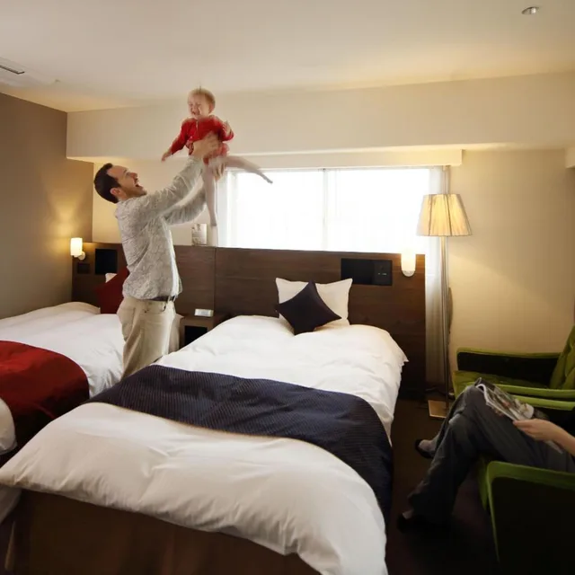 Room, Twin Beds, Hotel Gate In Kagoshima 2/5