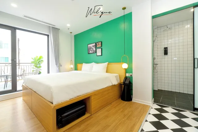 غرفة تنفيذية بسرير كينج بشرفة، Wilque Hotel Hanoi 8/10