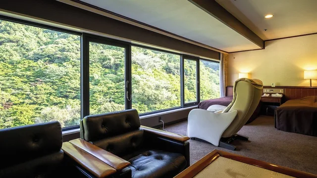 Deluxe, Twin Beds, Forest View، Okudogo Ichiyu No Mori Ex Okudogo Hotel 3/6