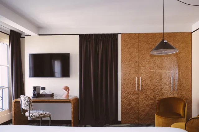 غرفة ديلوكس بسرير مزدوج أو سريرين منفصلين بإطلالة على الفناء، 1k Hotel 6/6