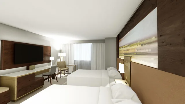 غرفة بسريرين كوين، Wichita Marriott 2/7