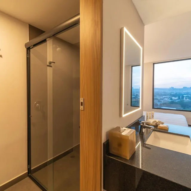 غرفة ديلوكس بسرير كينج، Stadia Suites Queretaro 5/6